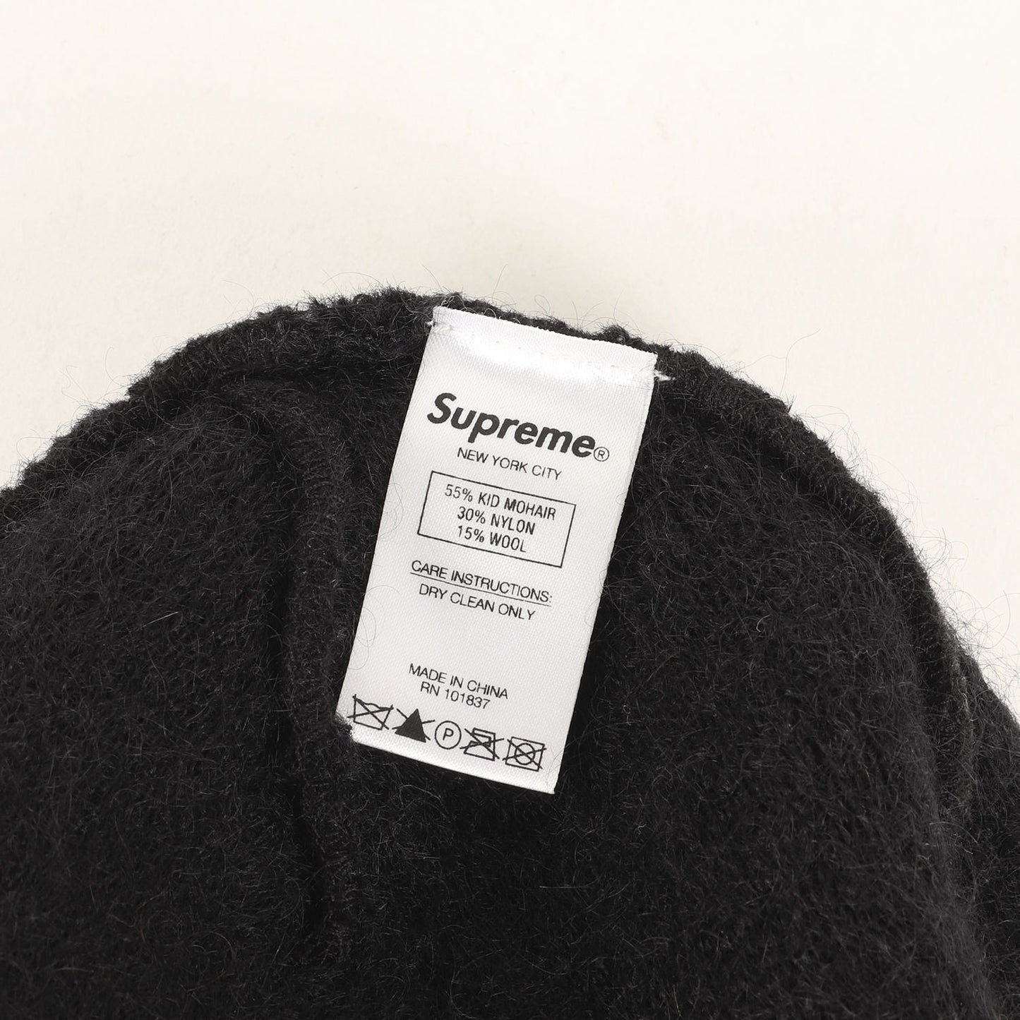 スモールBOXロゴ モヘヤニット ビーニー(Mohair Beanie)