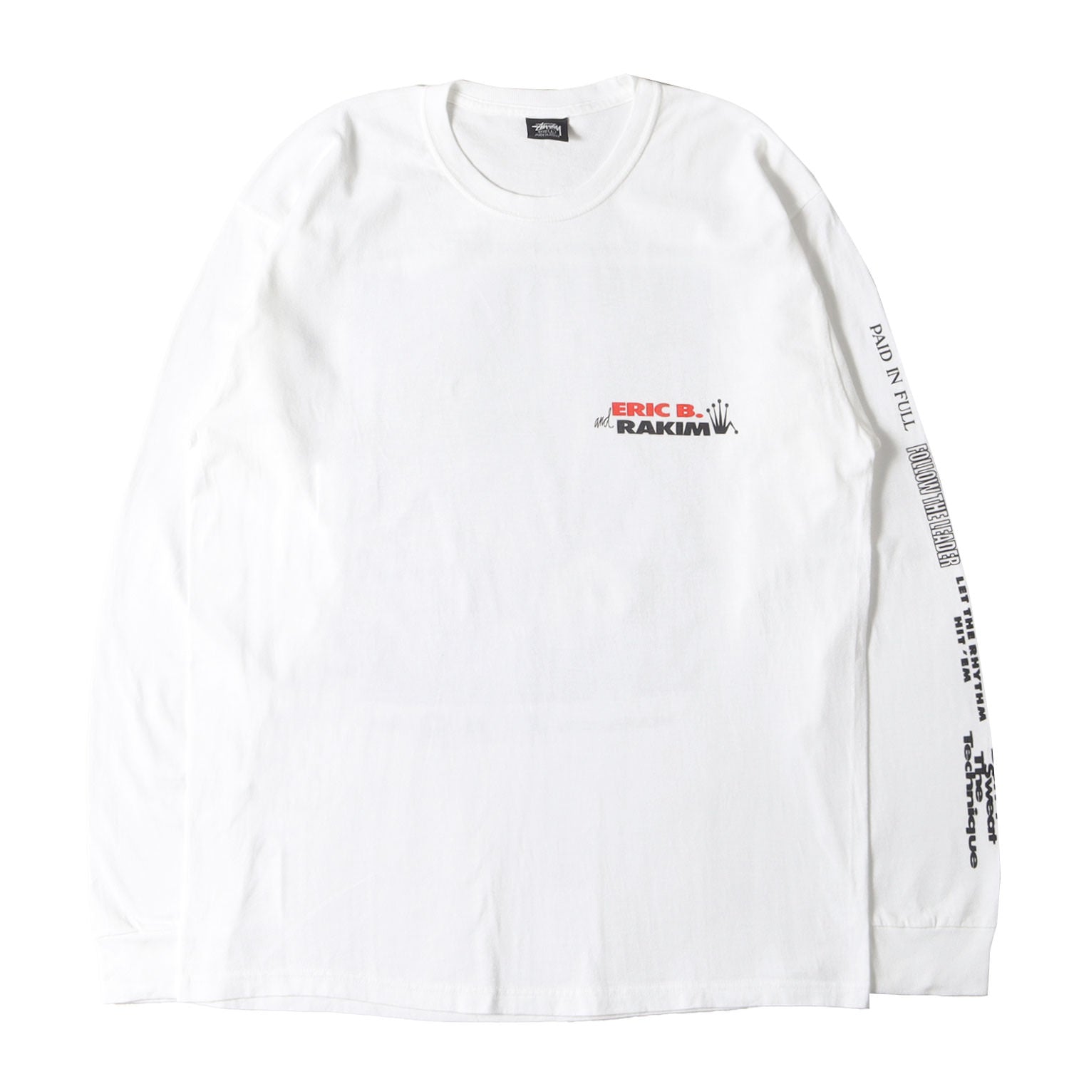 STUSSY (ステューシー) 21AW ×Eric B. & Rakim フォト ロングスリーブ 