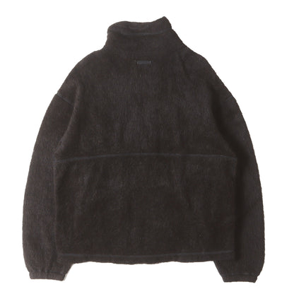 コットン/アルパカ ニット スポーツ カーディガン / ジップ セーター(Sports Cardigan)