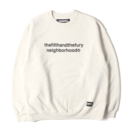 25SS ブランドロゴ クルーネック スウェット(SOLID SWEAT SHIRT LS)