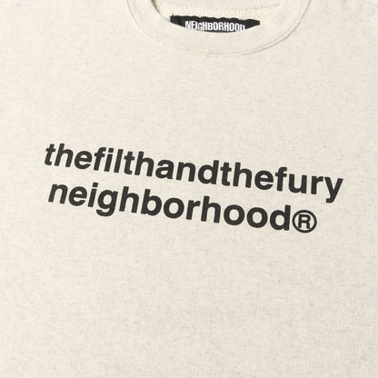 25SS ブランドロゴ クルーネック スウェット(SOLID SWEAT SHIRT LS)