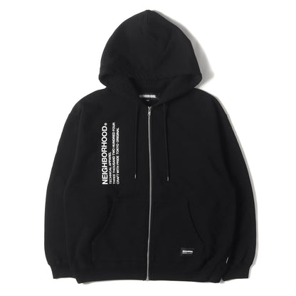 25SS ブランドロゴ ジップ スウェット パーカー(SOLID SWEAT ZIP HOODIE LS)
