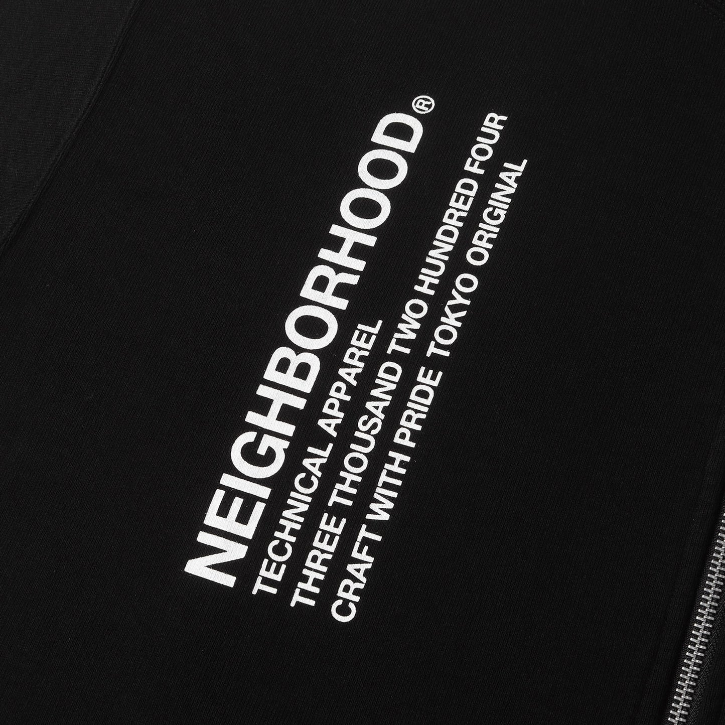 25SS ブランドロゴ ジップ スウェット パーカー(SOLID SWEAT ZIP HOODIE LS)