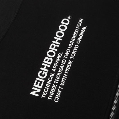 25SS ブランドロゴ ジップ スウェット パーカー(SOLID SWEAT ZIP HOODIE LS)