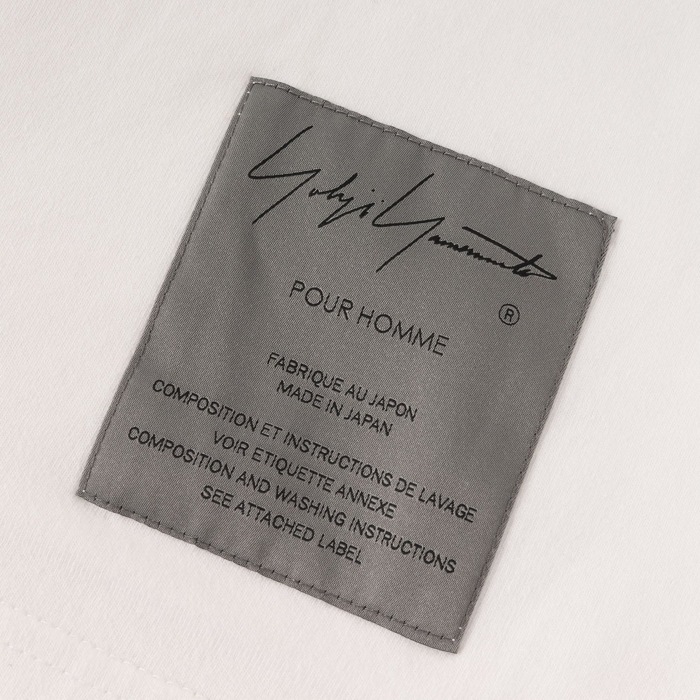 23AW ×Yohji Yamamoto POUR HOMME ロングスリーブ Tシャツ