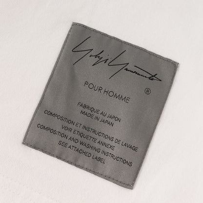 23AW ×Yohji Yamamoto POUR HOMME ロングスリーブ Tシャツ