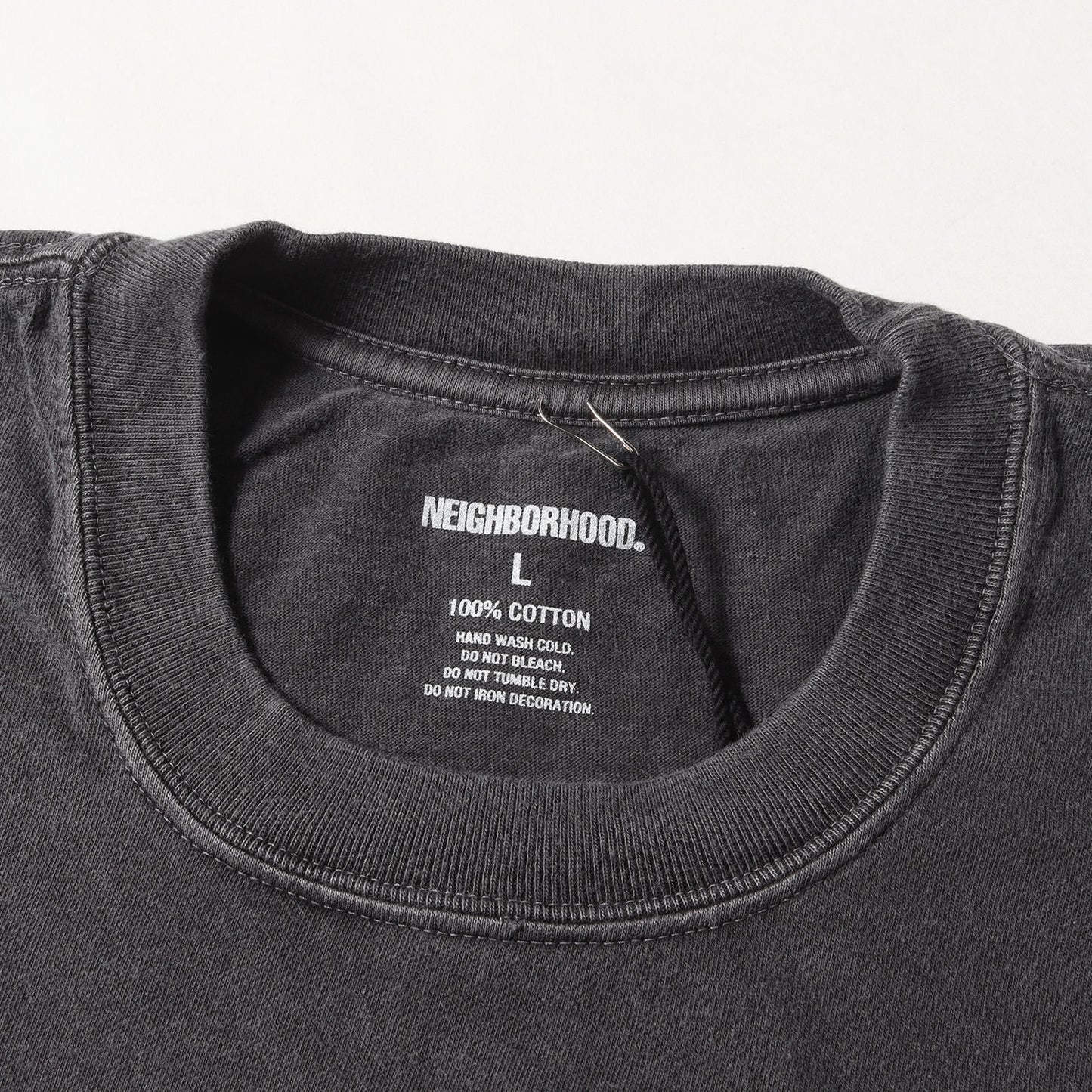 25SS 顔料染め加工 ロングスリーブ Tシャツ(NH . TEE LS-3)