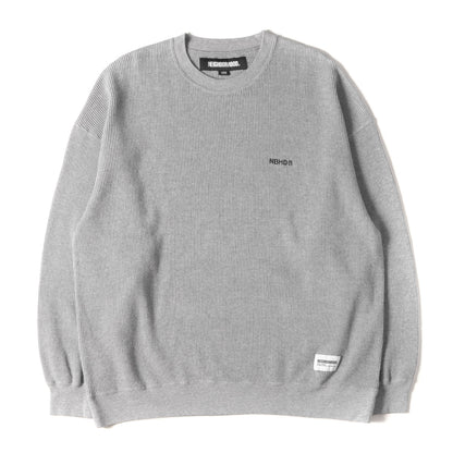 24AW ワッフル ロングスリーブ Tシャツ(WAFFLE FABRIC CREWNECK LS)