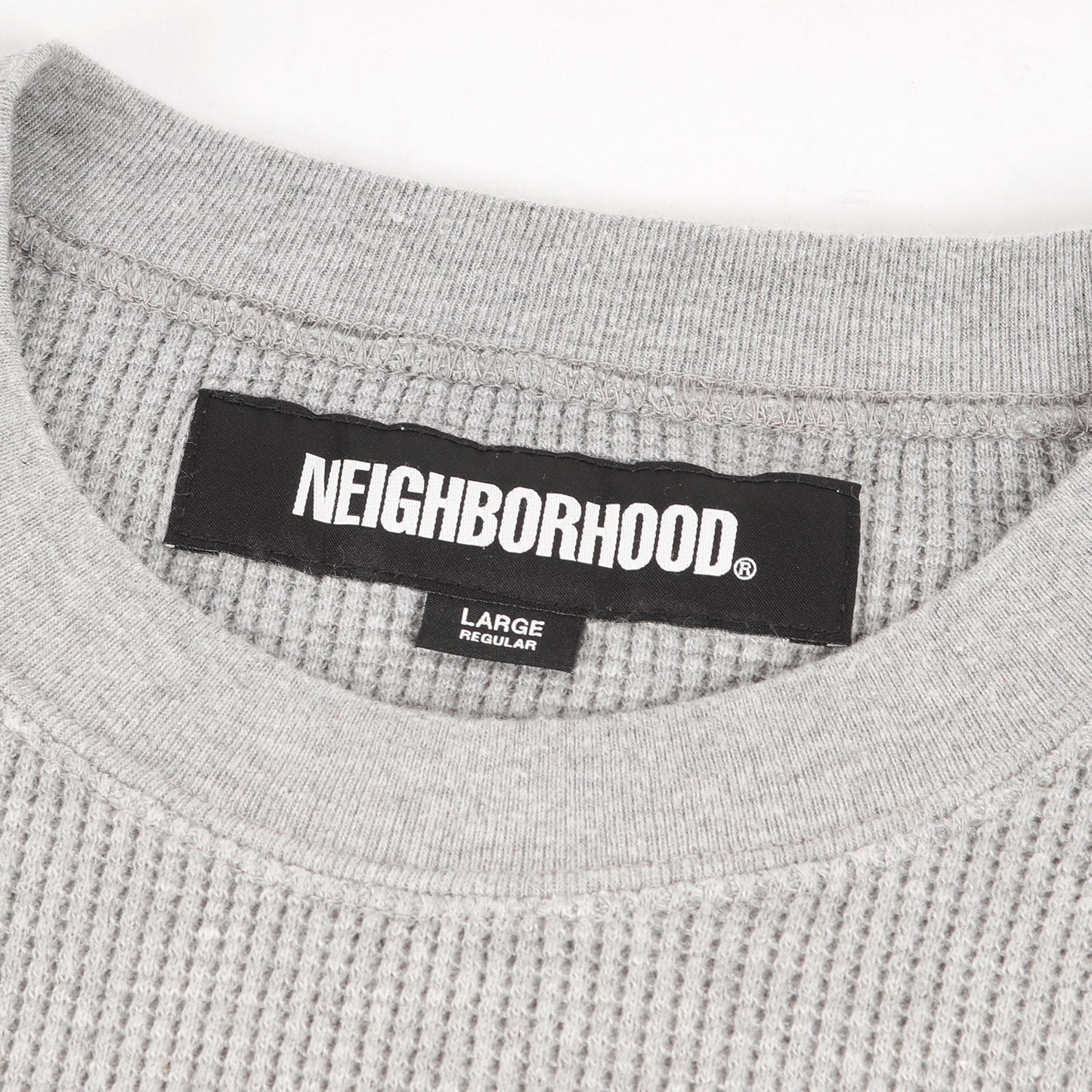 24AW ワッフル ロングスリーブ Tシャツ(WAFFLE FABRIC CREWNECK LS)