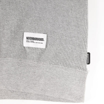 24AW ワッフル ロングスリーブ Tシャツ(WAFFLE FABRIC CREWNECK LS)