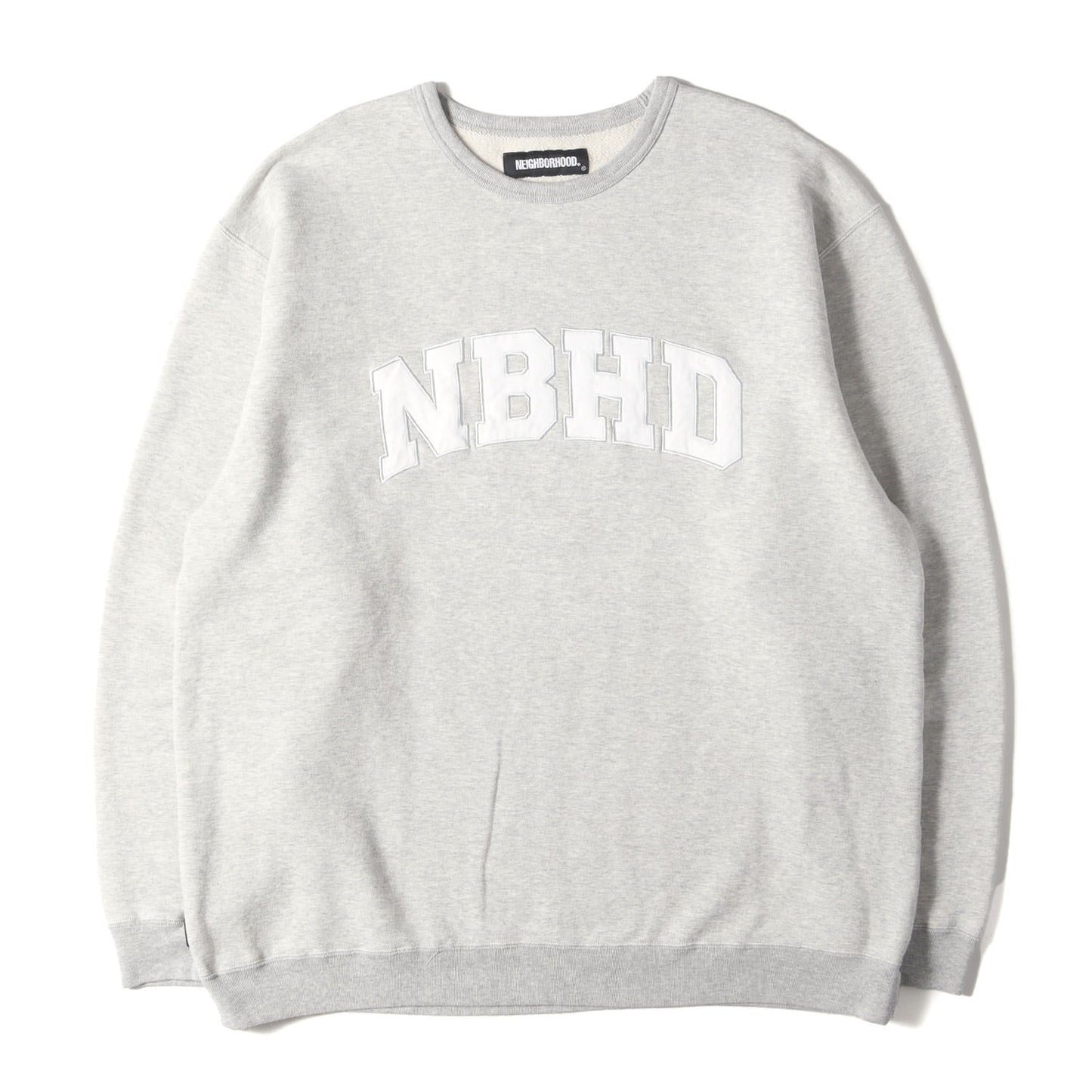 21AW NBHD アップリケロゴ スウェット(CLASSIC-S / S-CREW. LS)