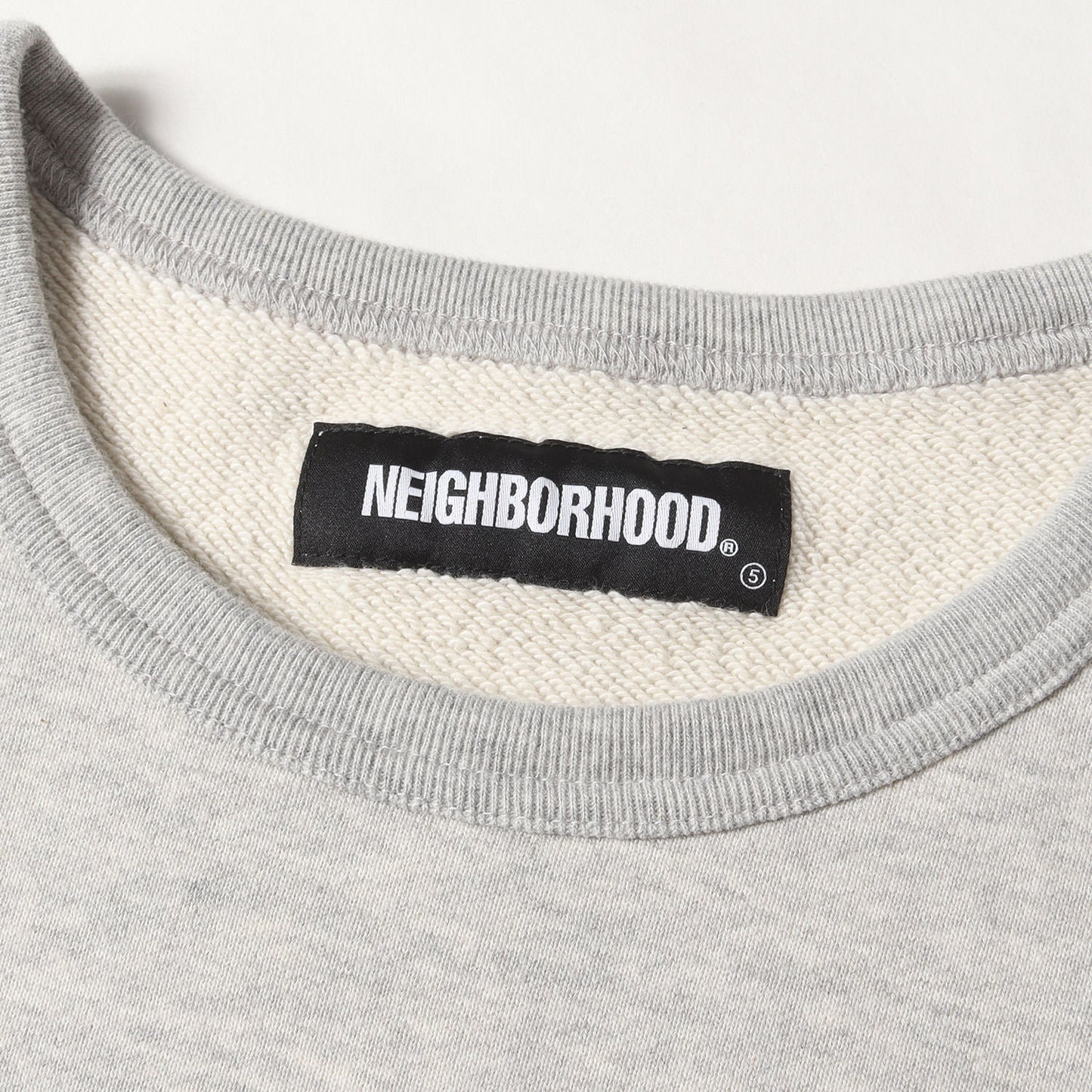 21AW NBHD アップリケロゴ スウェット(CLASSIC-S / S-CREW. LS)