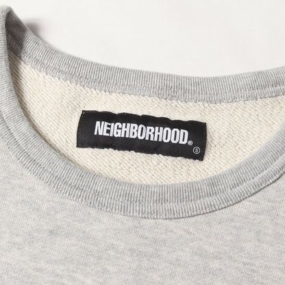 21AW NBHD アップリケロゴ スウェット(CLASSIC-S / S-CREW. LS)