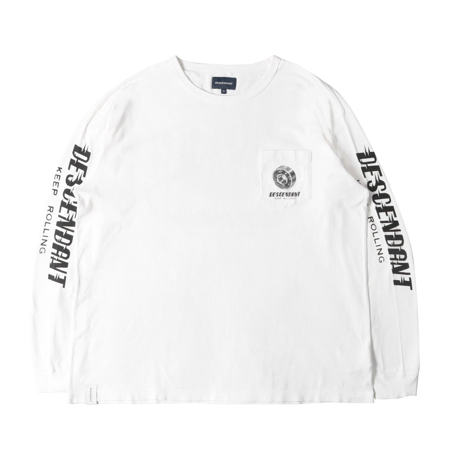 グラフィック ロングスリーブ ポケット Tシャツ