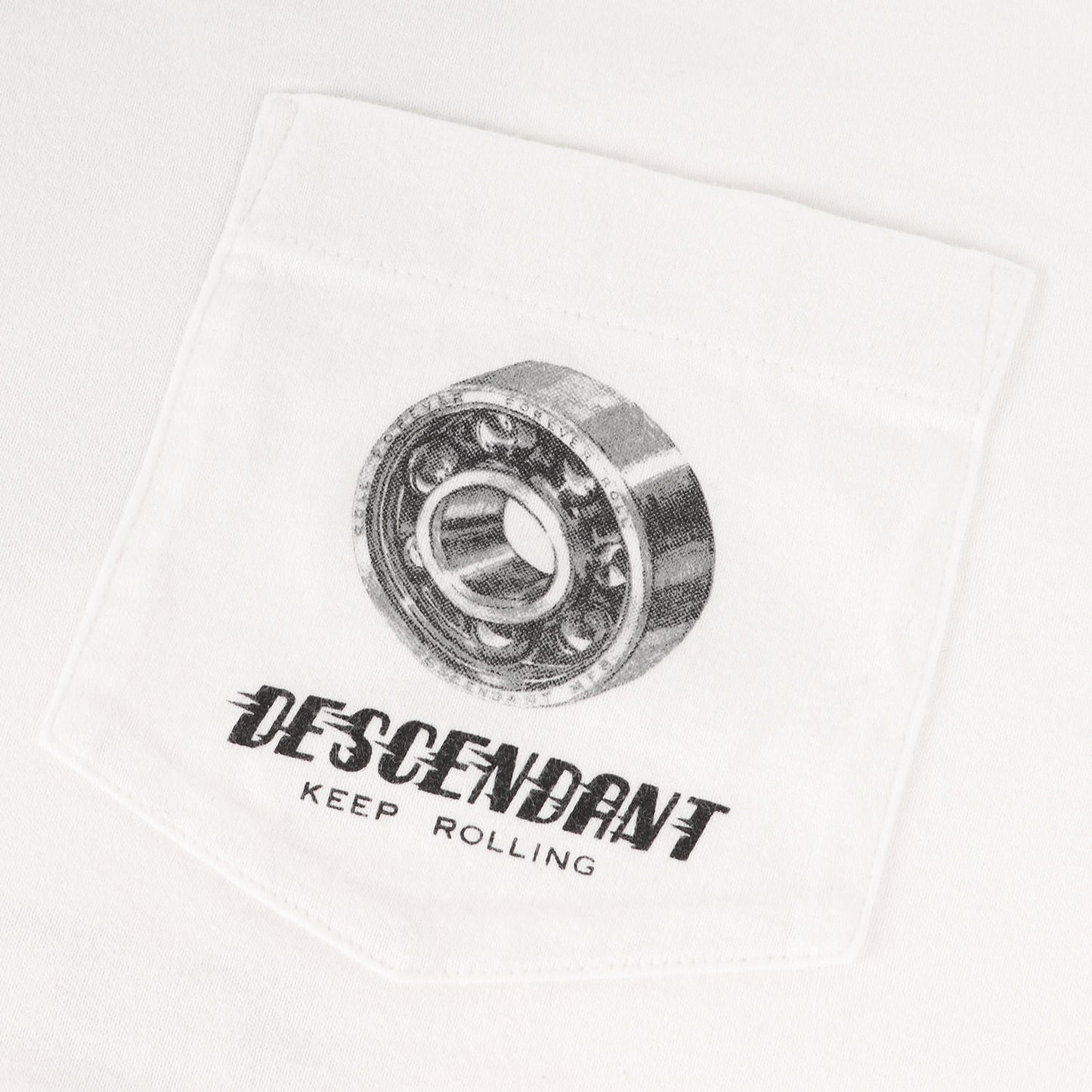 グラフィック ロングスリーブ ポケット Tシャツ