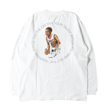 21SS ×mami 少年イラスト ロングスリーブ Tシャツ(Barcelona 92 Boy L/S T-shirt)