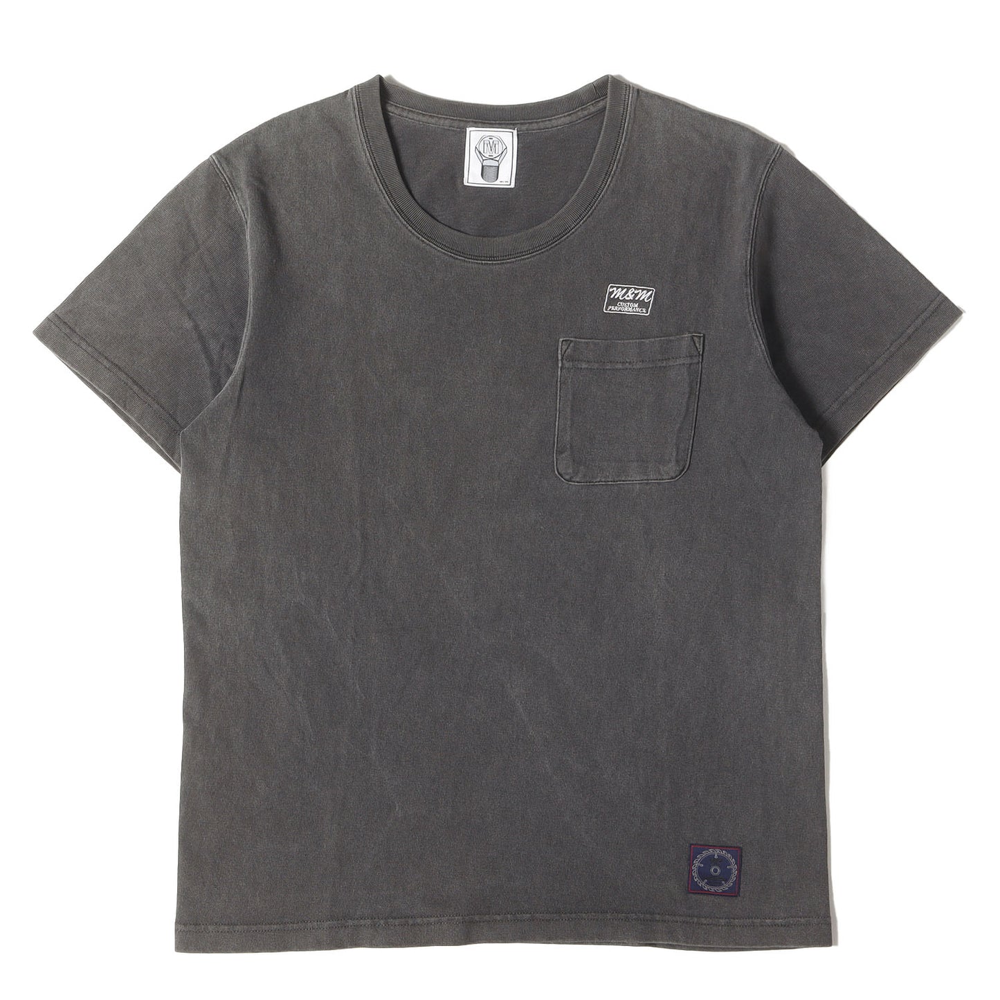 ピグメントダイ加工 ヘビー ポケット Tシャツ