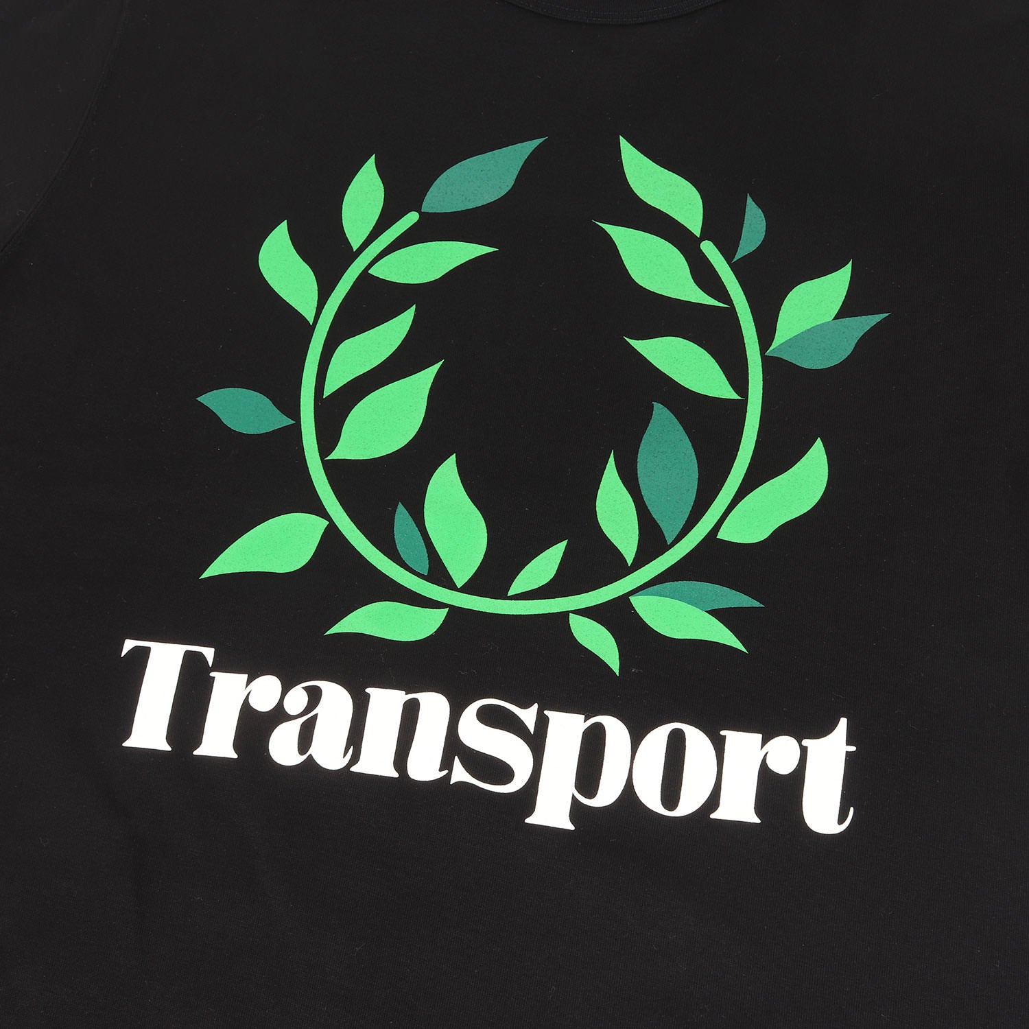 TRANSPORT (トランスポート) 月桂樹ロゴ GIZAコットン ヘビー Tシャツ