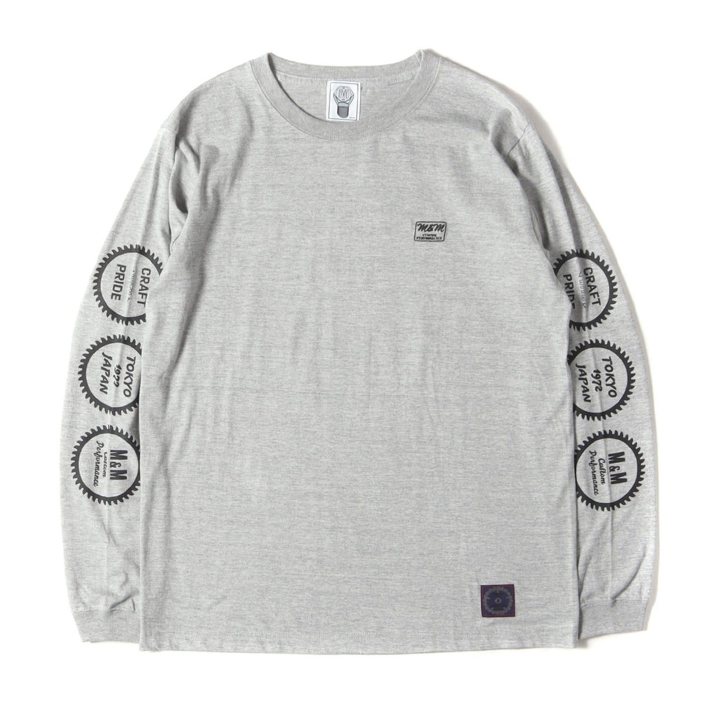 チップソー グラフィック ロングスリーブ Tシャツ