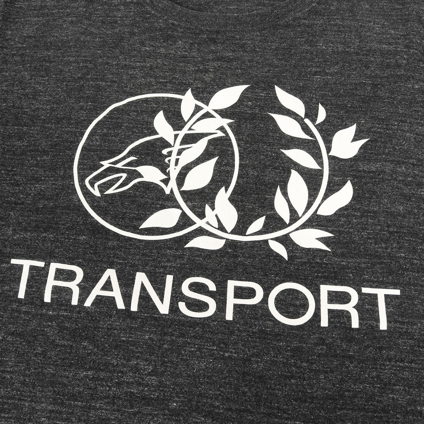 月桂樹&イーグル プリント Tシャツ