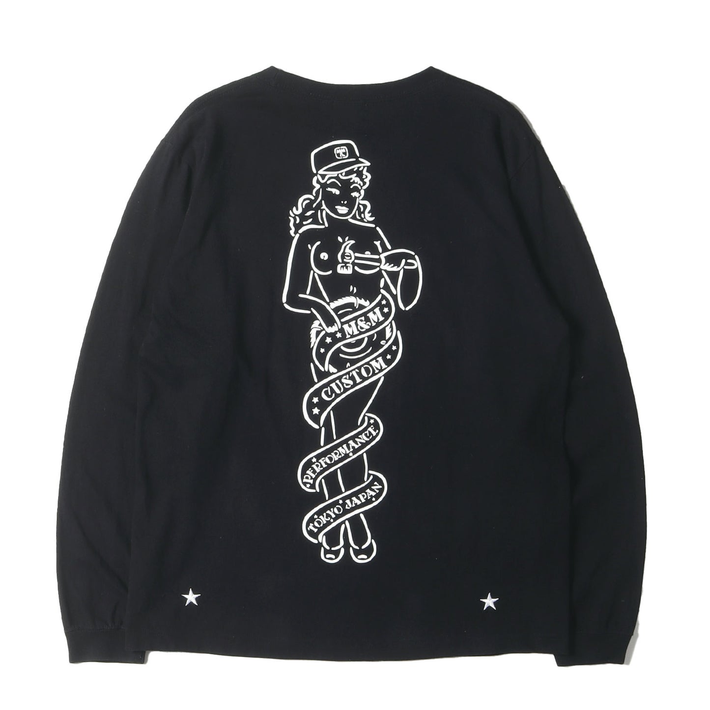 レディー グラフィック ロングスリーブ Tシャツ