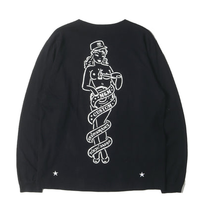 レディー グラフィック ロングスリーブ Tシャツ