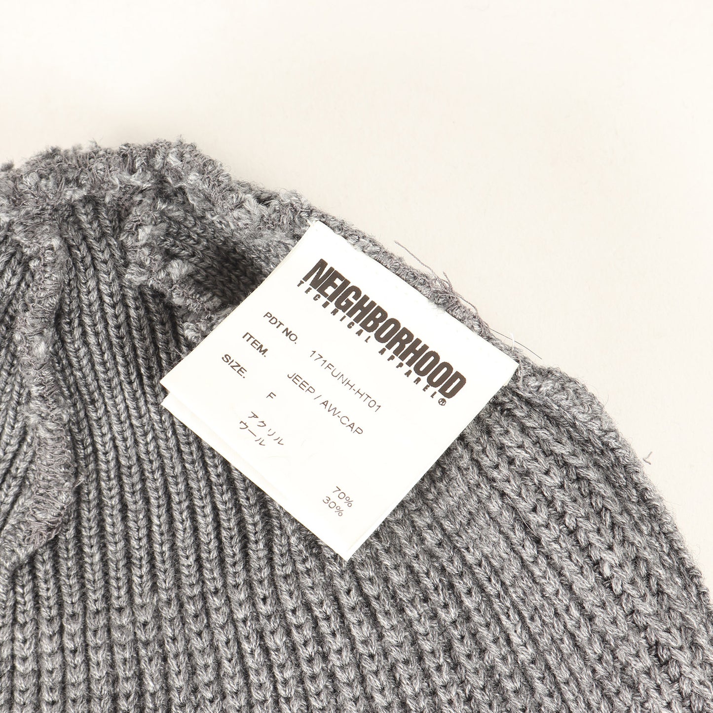 アクリル/ウール ニットビーニー(JEEP / AW-CAP)