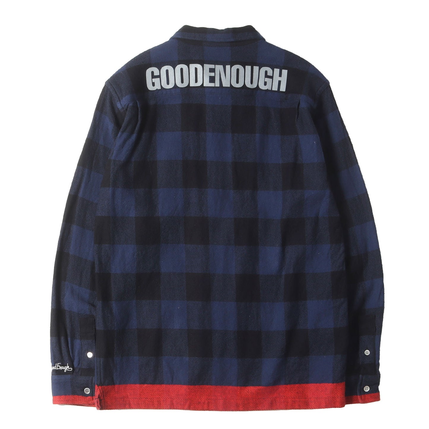 復刻モデル 背ロゴ 裾ライン バッファローチェック ヘビー ネルシャツ(BUFFALO LINE FLANNEL BOX SHIRTS)