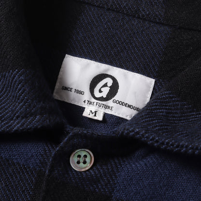 復刻モデル 背ロゴ 裾ライン バッファローチェック ヘビー ネルシャツ(BUFFALO LINE FLANNEL BOX SHIRTS)