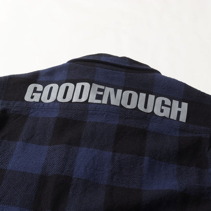 復刻モデル 背ロゴ 裾ライン バッファローチェック ヘビー ネルシャツ(BUFFALO LINE FLANNEL BOX SHIRTS)