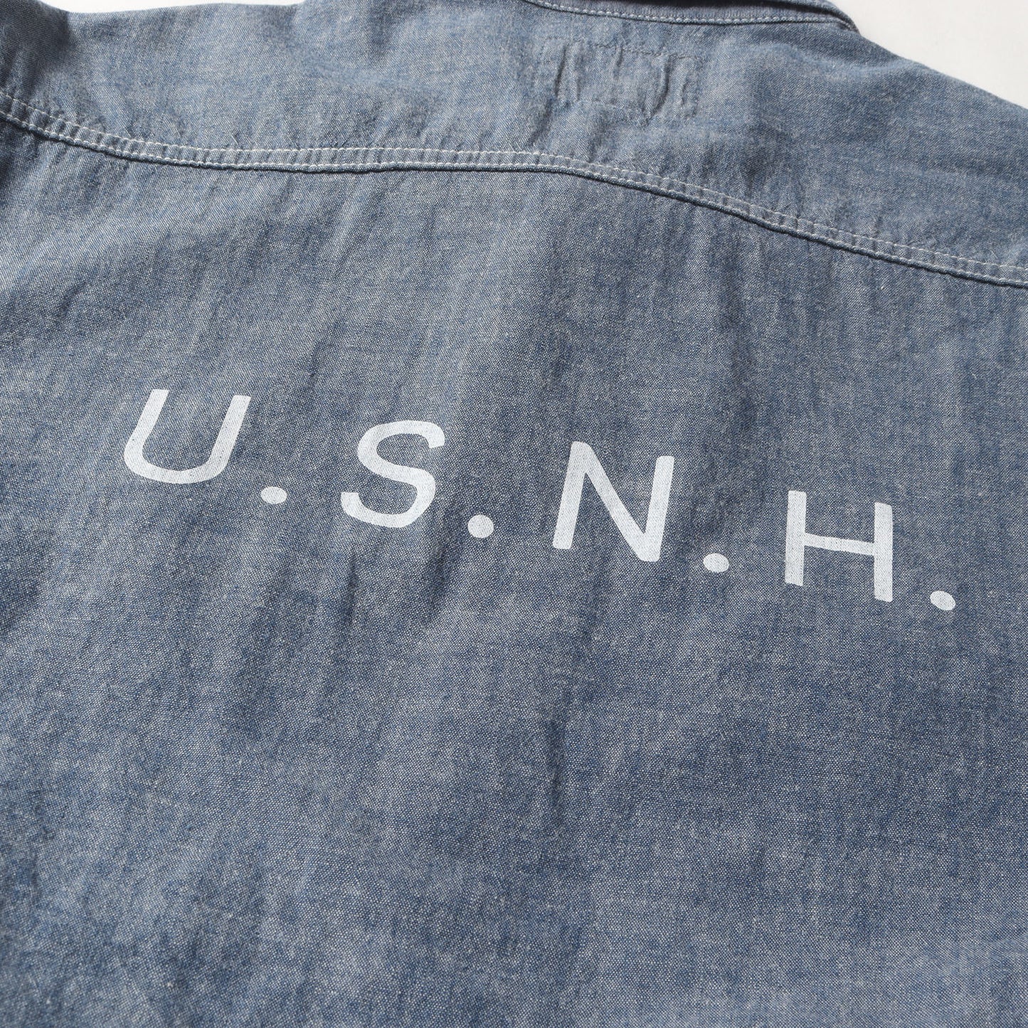 USNHロゴ シャンブレーシャツ(U.S.N.H. / C-SHIRT. LS)