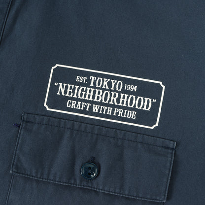 ブランドロゴ コットン ワークシャツ (CLASSIC WORK / C-SHIRT . LS)