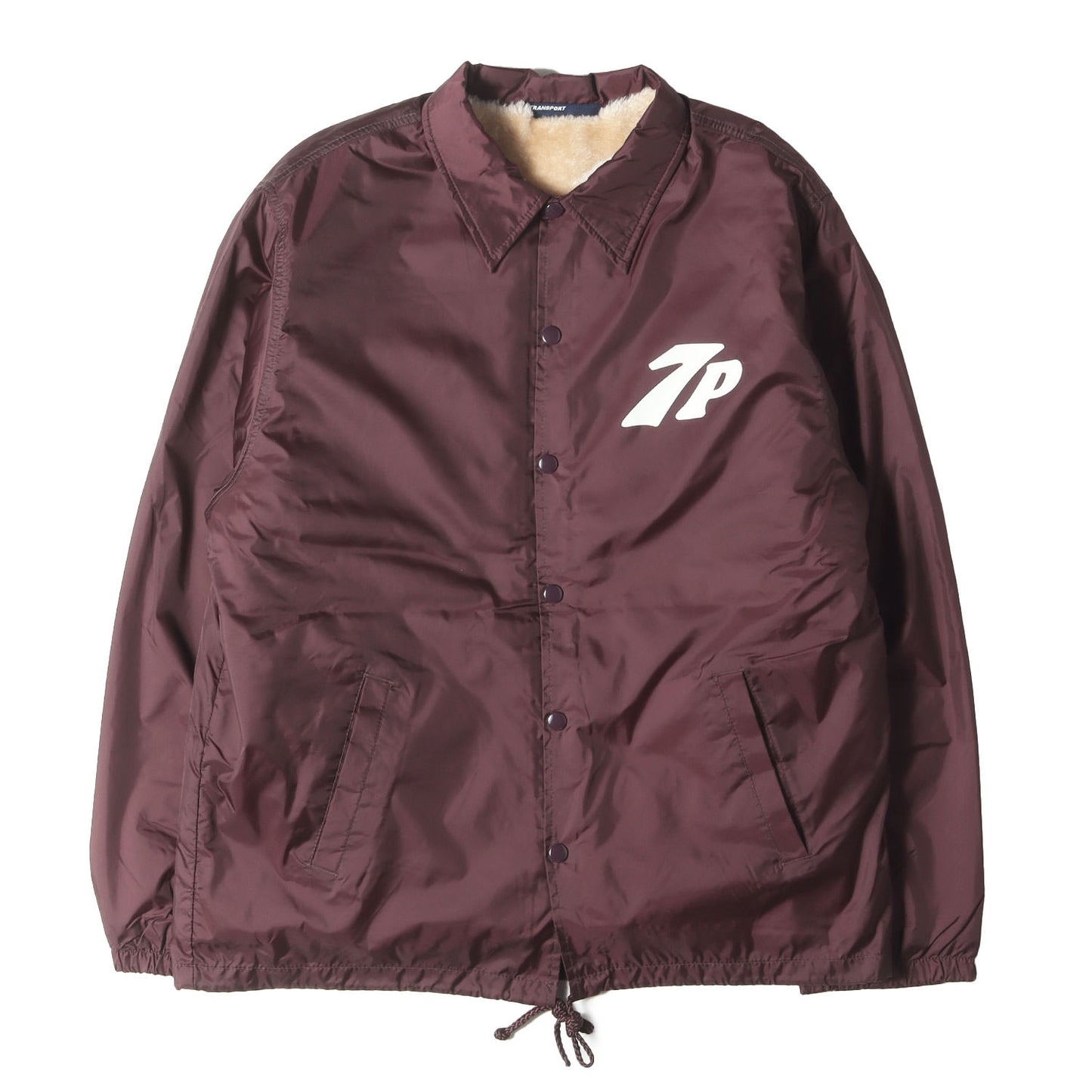 ブランドロゴ 裏ボア コーチジャケット(7P LOGO BOA COACH)