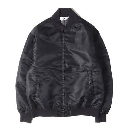 袖パンチングフェイクレザー MA-1フライトジャケット