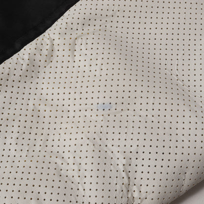 袖パンチングフェイクレザー MA-1フライトジャケット