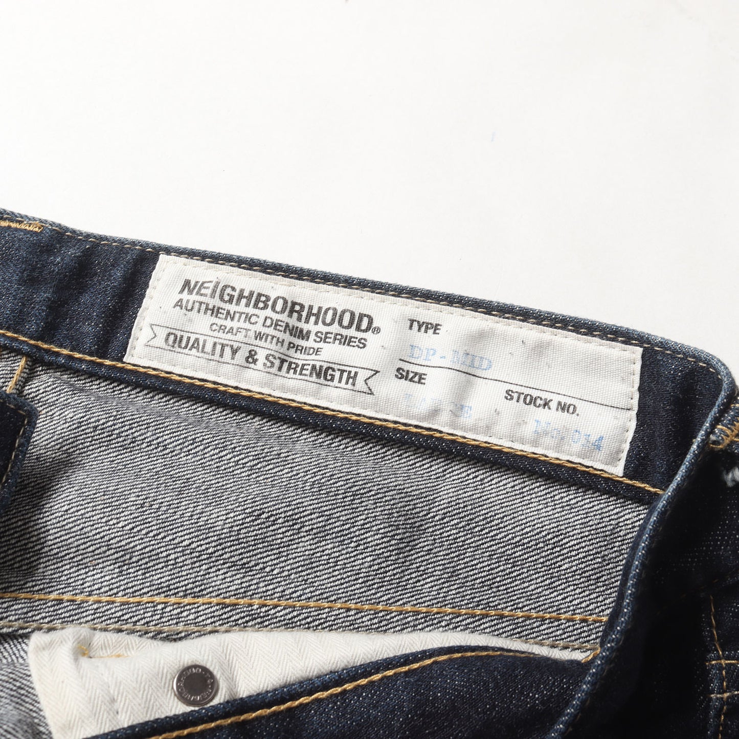 ディープ ミディアム リジッド デニムパンツ(RIGID.DP MID / 14OZ-PT)