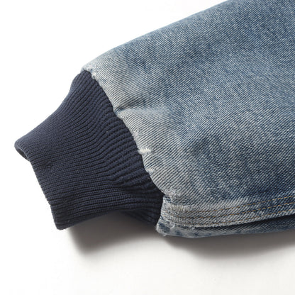 [スペシャル] 90s 裏地 ネイティブ柄 デニム アクティブジャケット / USA製 星タグ