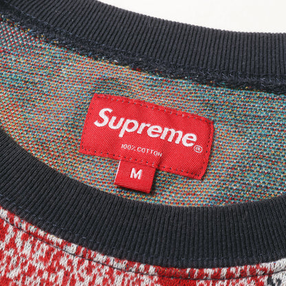 ブランドロゴ柄 クルーネック コットン ニット(Scatter Text Crewneck)