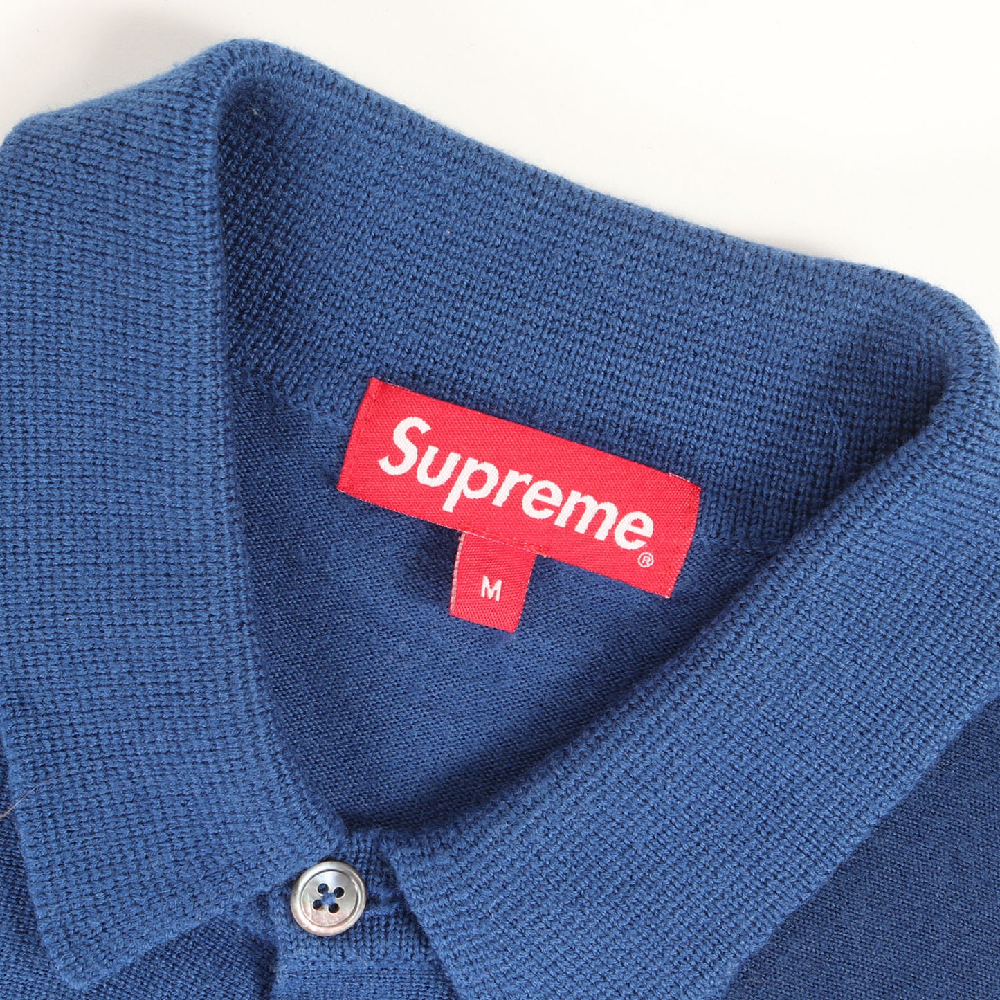 アローストライプ ウールニット ポロシャツ(Arrows Striped Polo Sweater)