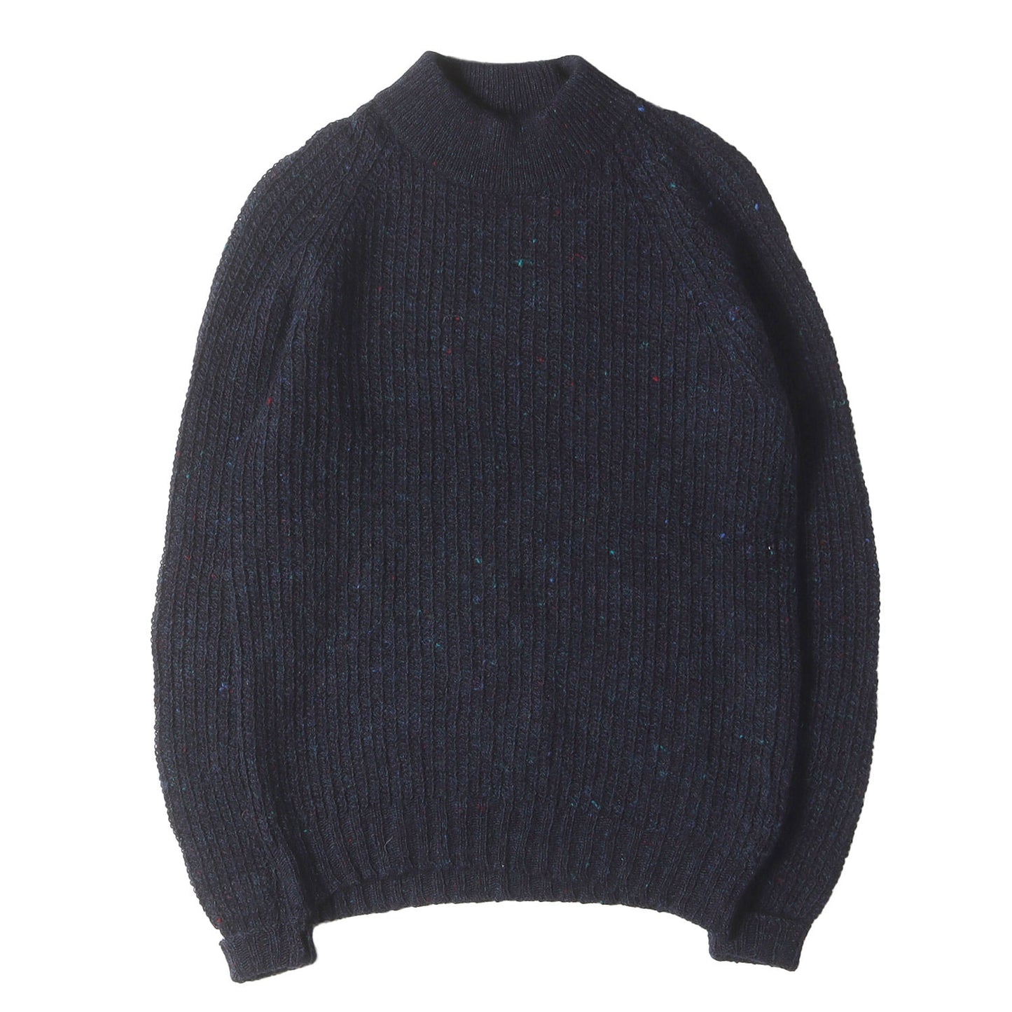 カラーネップ タートルネック ウールニット セーター(TURTLENECK SWEATER)
