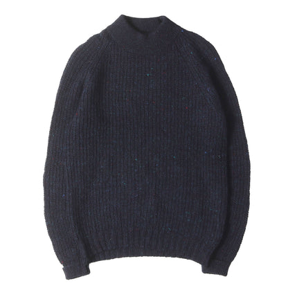 カラーネップ タートルネック ウールニット セーター(TURTLENECK SWEATER)