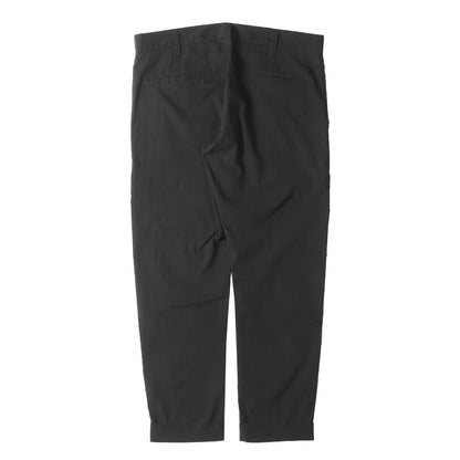 20SS ストレッチ シアサッカー クロップドパンツ(COOLMAX STRETCH SEERSUCKER DOUBLE CUFF CROPPED PANTS)