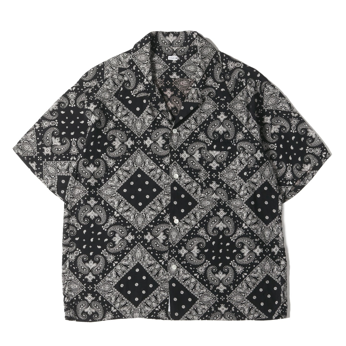 23SS バンダナ柄 オープンカラー レーヨン 半袖シャツ(S/S SHIRTS)