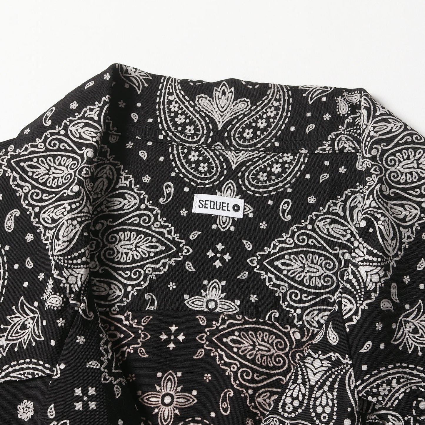 23SS バンダナ柄 オープンカラー レーヨン 半袖シャツ(S/S SHIRTS)