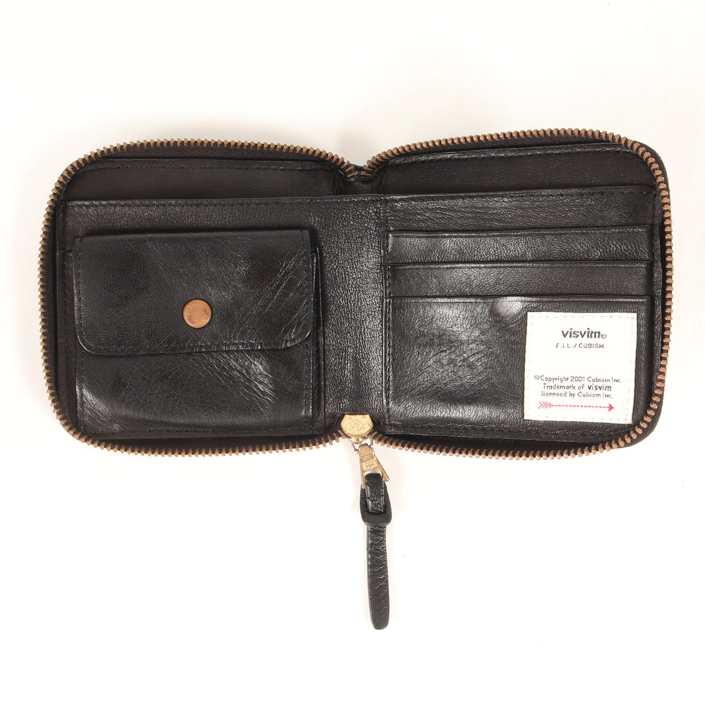 ラウンドジップ レザー ウォレット / 財布