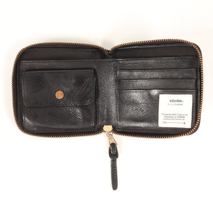 ラウンドジップ レザー ウォレット / 財布