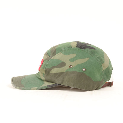 16SS ウッドランドカモ ウォッシュド チノ ツイル BOXロゴ キャンプキャップ(Washed Chino Twill Camp Cap)