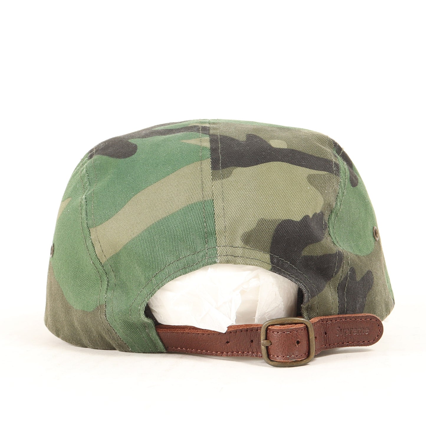 16SS ウッドランドカモ ウォッシュド チノ ツイル BOXロゴ キャンプキャップ(Washed Chino Twill Camp Cap)