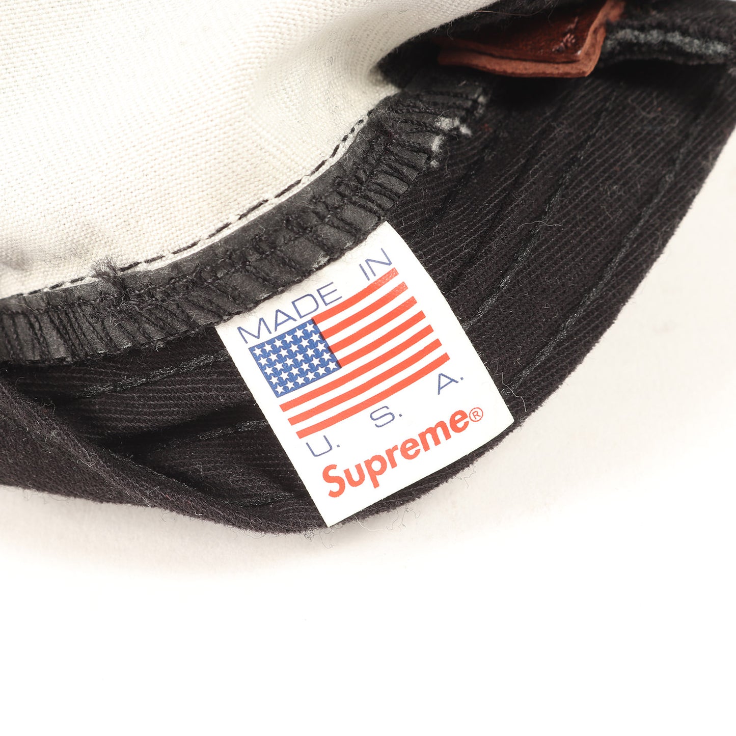 16SS ウッドランドカモ ウォッシュド チノ ツイル BOXロゴ キャンプキャップ(Washed Chino Twill Camp Cap)