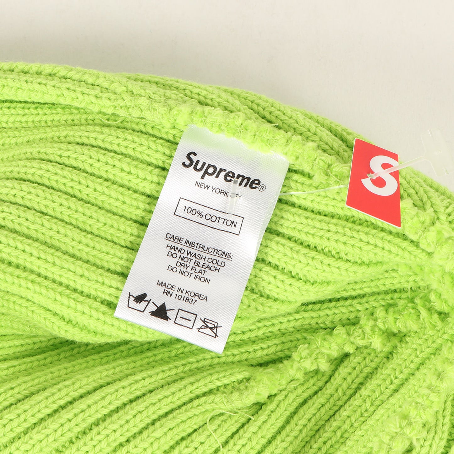 オーバーダイ加工 コットンニット ビーニー(Overdyed Beanie)